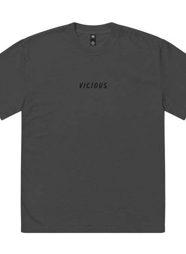 Vicious by Valor Fuel - Camiseta descolorida de gran tamaño