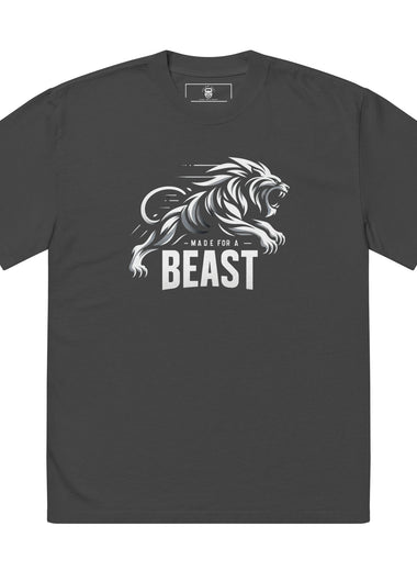 Camiseta descolorida de gran tamaño del Rey León de Valor Fuel